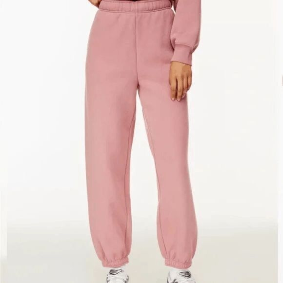 Aritzia TNA Cozy Fleece Mega Sweatpants TNA Mauve Aritzia - Picture 1 of 6